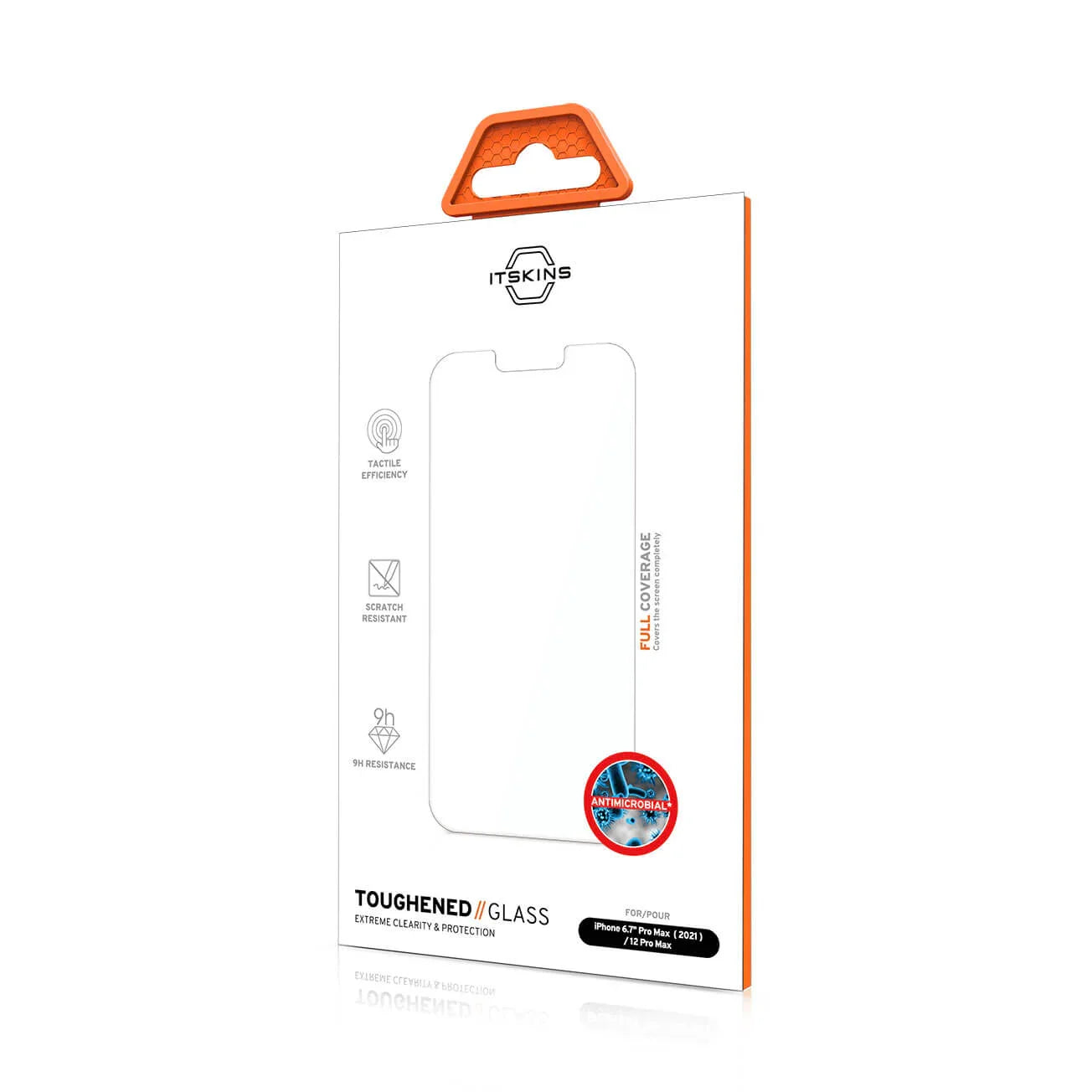 iPhone 13 Pro Max Itskins Hexoglass Screen Protector - Clear - Tashqila iPhone 13 Pro Max Itskins Hexoglass Screen Protector - Clear - Tashqila
